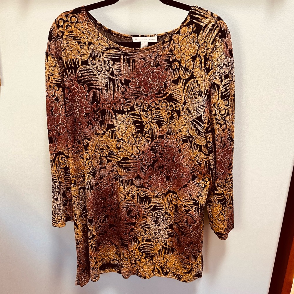 JM Collection Women’s Blouse Size 3X pristine condition